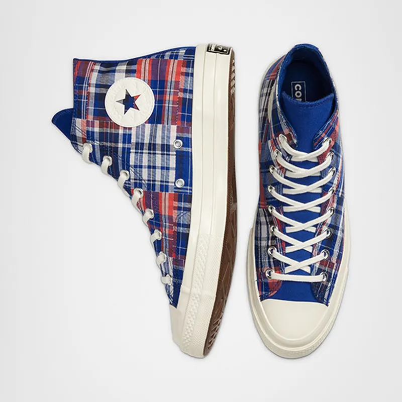 Converse Chuck Taylor All-Star 70s Hi Twisted Prep Blue Rush Blue/University Red (166849C)