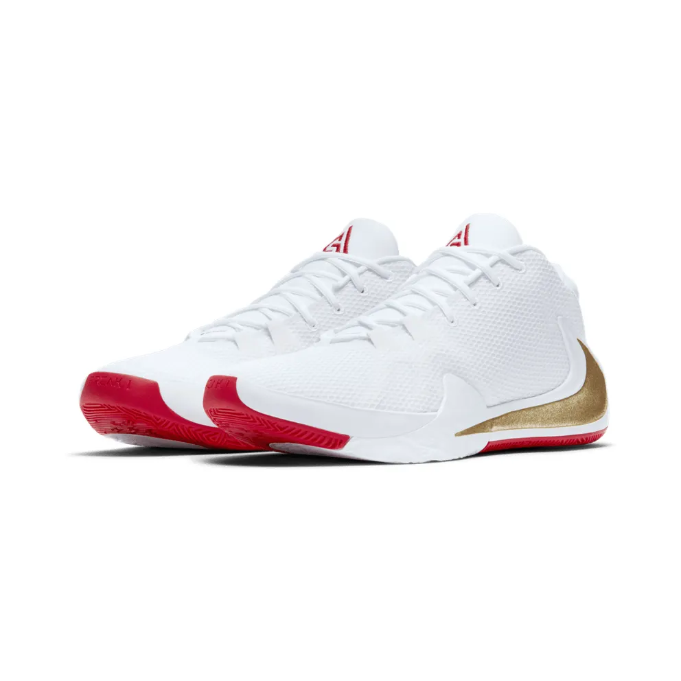 Nike Zoom Freak 1 Roses White/Metallic Gold-University Red (BQ5422-100)