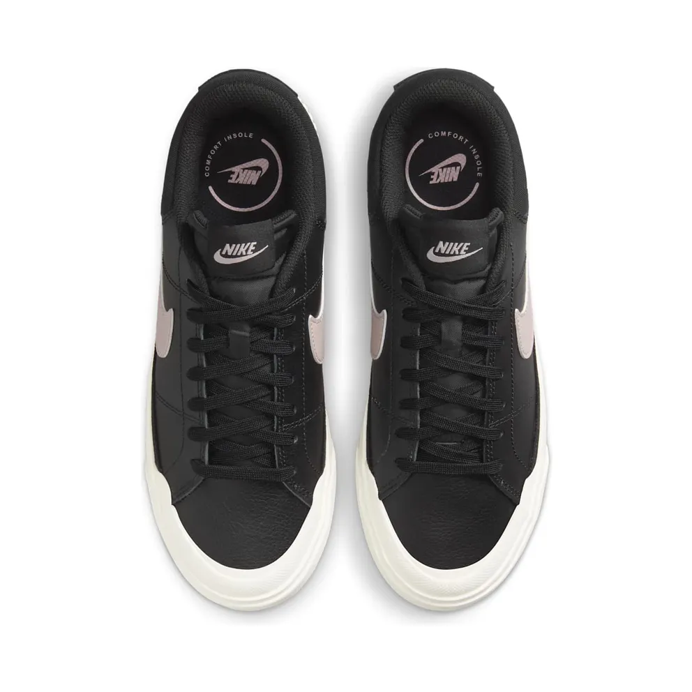 Nike Court Legacy Lift Black Sail Platinum Violet (DM7590-002)
