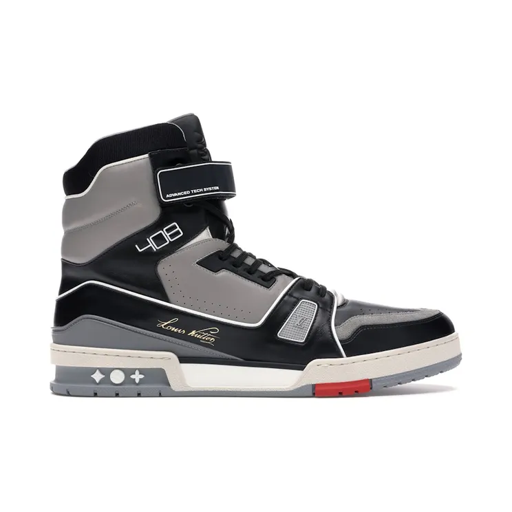 Louis Vuitton LV Trainer Boot High Black Grey