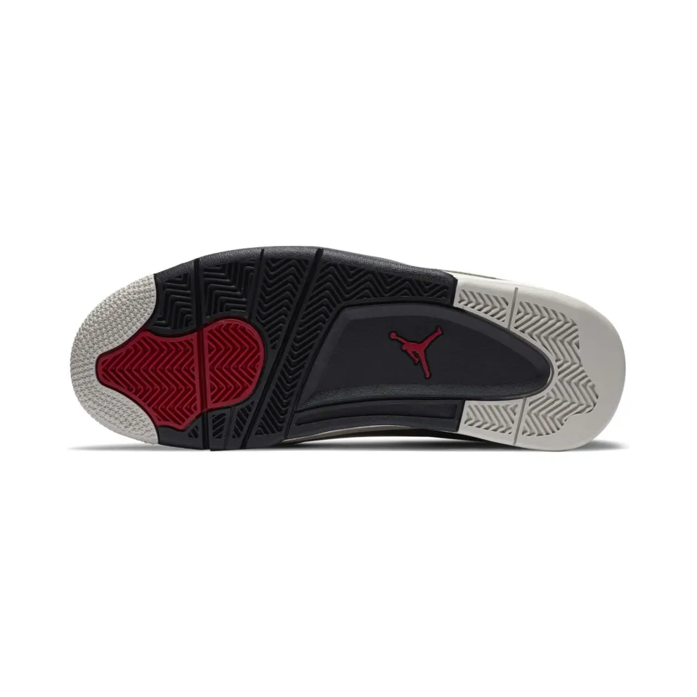 Jordan Dub Zero Camo Medium Olive/Black-Light Bone-Gym Red (311046-200)