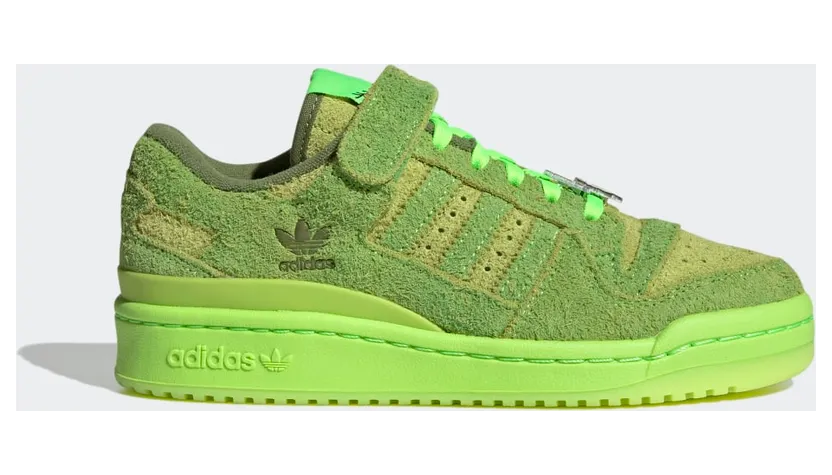 adidas Forum Low The Grinch Solar Slime / Solar Green / Red (ID4315)