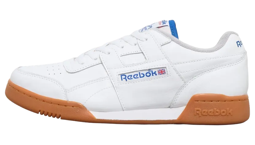 Reebok Workout Plus “White / Vector Blue / Gum” (100240-461)