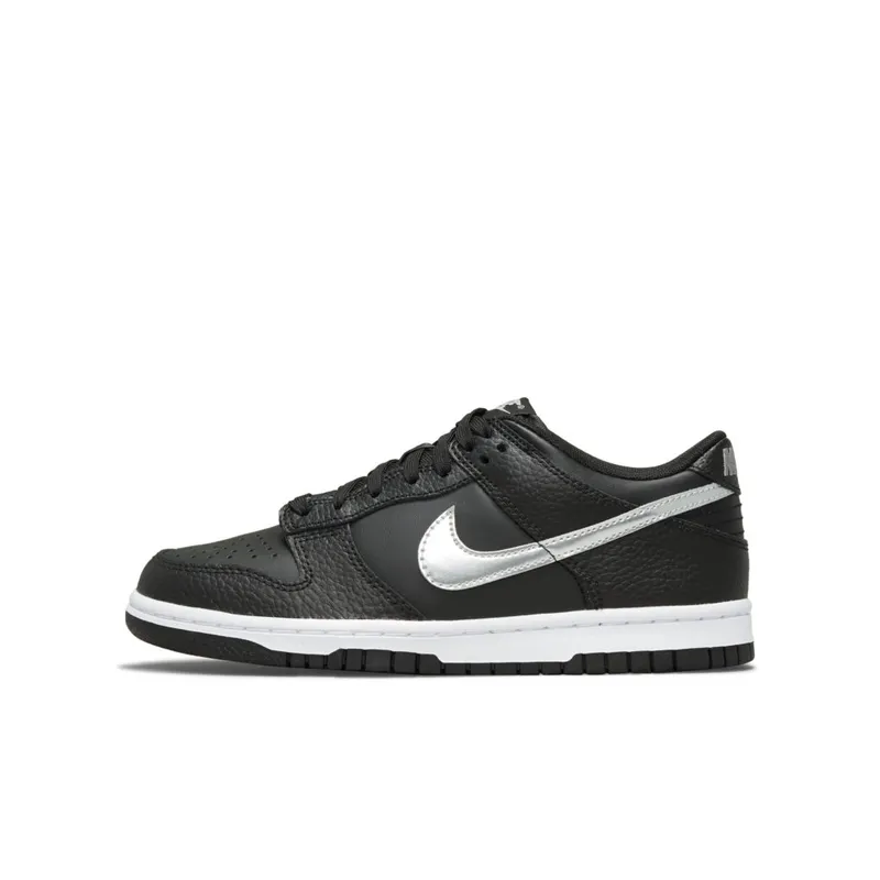 Nike Dunk Low NBA 75th Anniversary Spurs (GS) – “Black / Silver / White” (DC9560-001)
