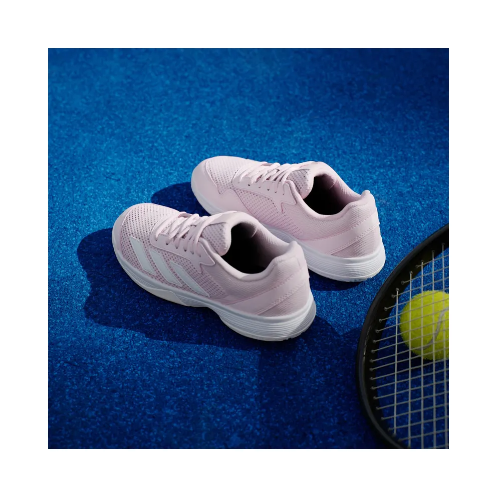 Adidas Courtflash Tennis Kids Distilled Pink / Cloud White / Cloud White (KK3866)