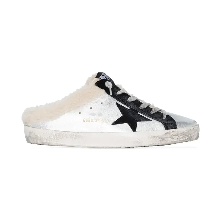 Golden Goose Super-Star Sabot slip-on “Silver” (GWF00110F002307)