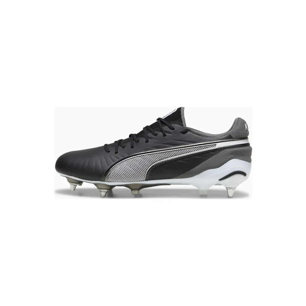 Puma King Ultimate MxSG Black White Cool Dark Grey (107866-01)