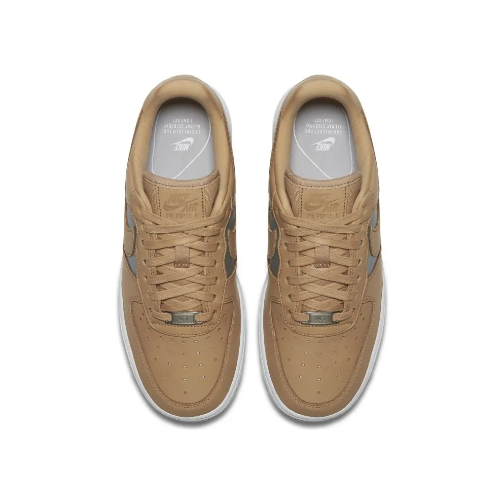 Nike Air Force 1 Low Bio Beige Metallic Silver (W) Bio Beige/Metallic Silver-White (AH6827-200)