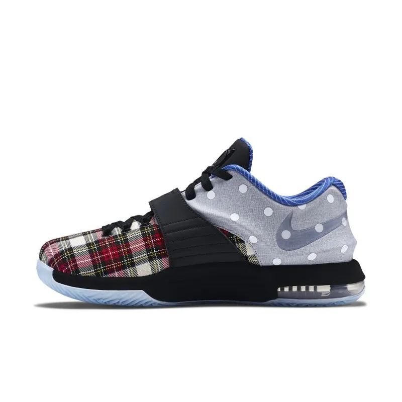 Nike KD 7 EXT Plaid & Polka Dot University Red/Black-White (726439-600)