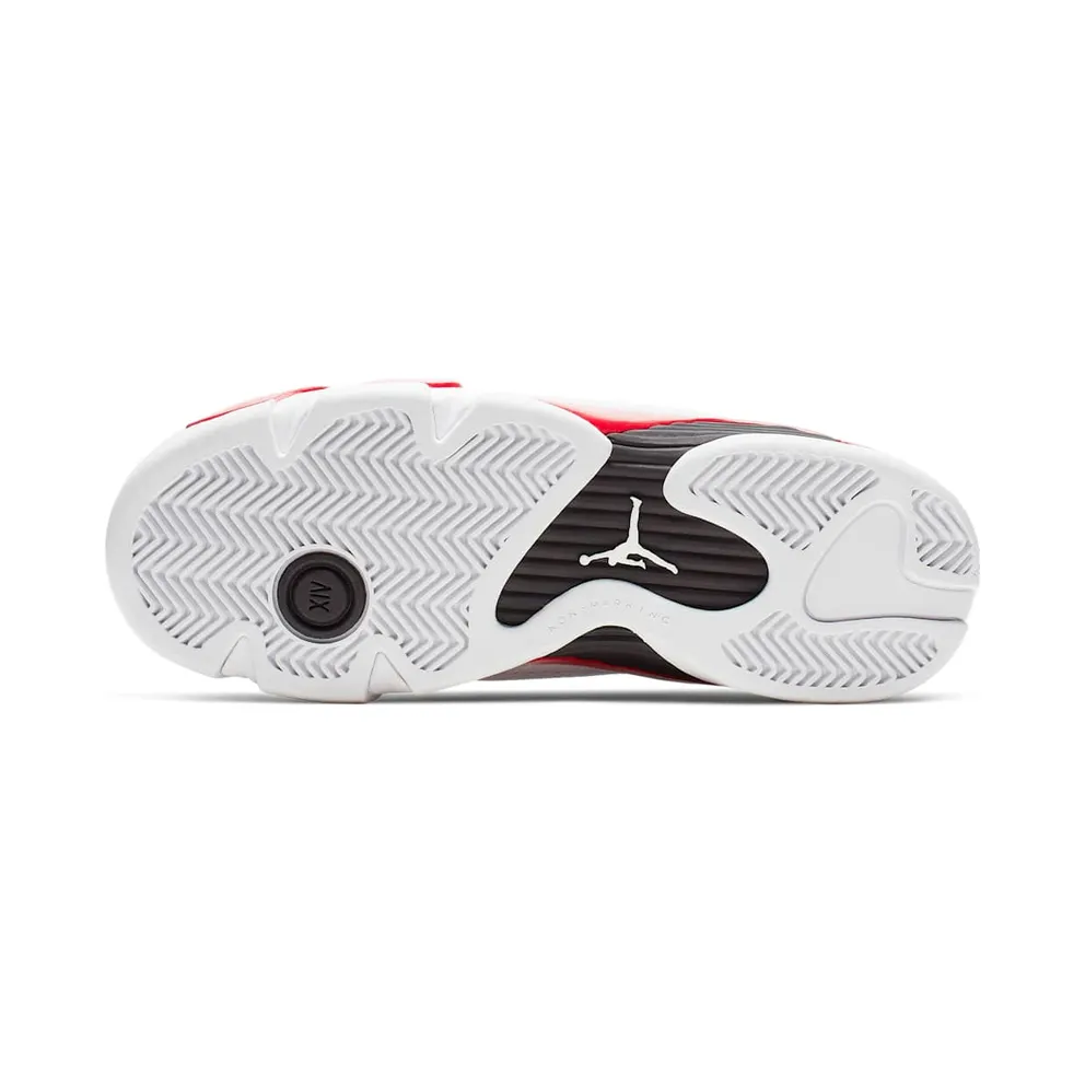 Jordan 14 Retro Rip Hamilton (GS) White/Black-Varsity Red-Metallic Silver (487524-100)