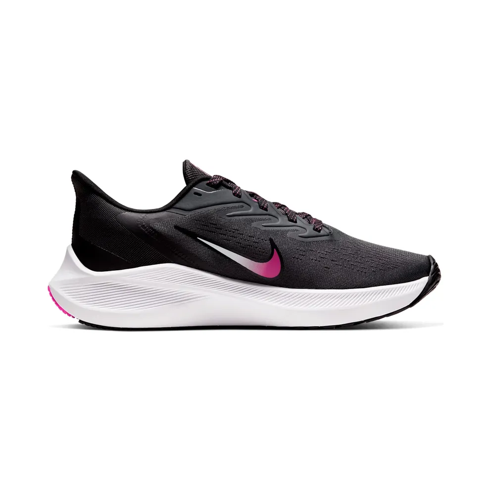 Nike Air Zoom Winflo 7 Dark Smoke Grey Fire Pink (W) (CJ0302-001)