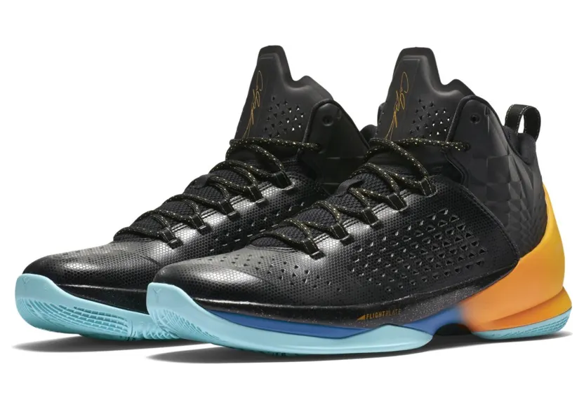 Jordan Melo M11 Black/Metallic Gold-Bright Ctrs-Lsr