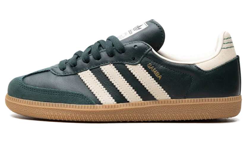 Adidas Samba OG “Shadow Green Cream White Gold Metallic” (ID1483)