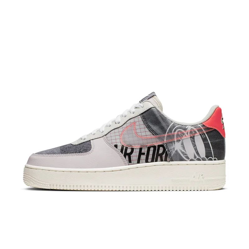 Nike Air Force 1 Low Light Soft Pink Pure Platinum Light Soft Pink/Flash Crimson-Pure Platinum-Sail (CI0066-600)