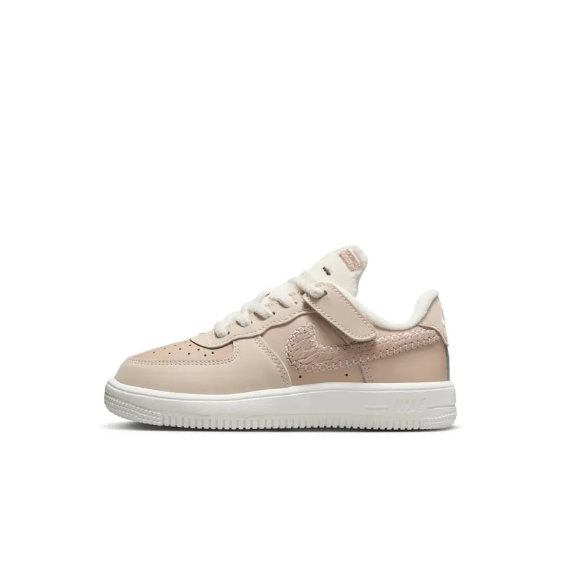 Nike Force 1 Low SE EasyOn PS “Sanddrift Sail Dark Raisin Pale Ivory” (FZ4514-100)