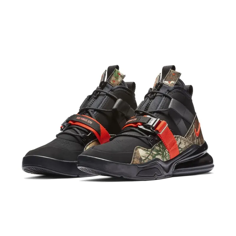 Nike Air Force 270 Utility Realtree Black/Team Orange-Black (BV6071-001)
