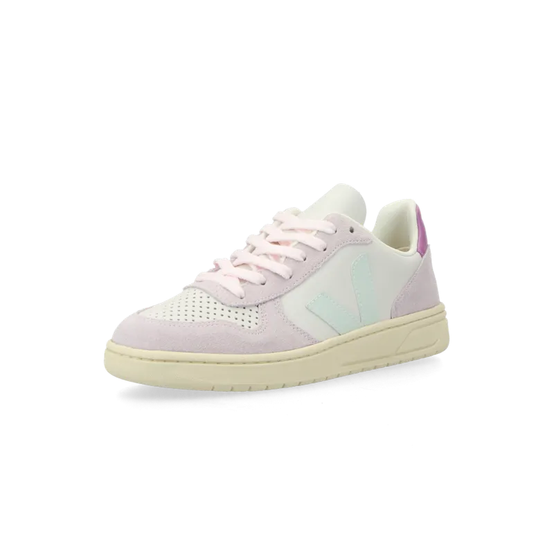VEJA V-10 Leather (gravel / menthol / parme) – VX0203476