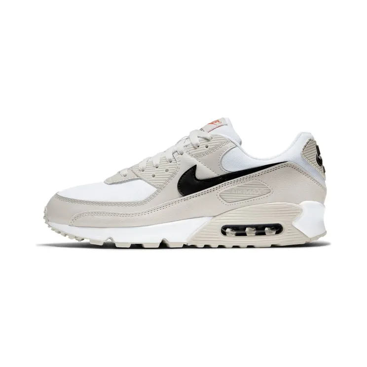 Nike Air Max 90 Light Bone – “White / Light Bone / Team Orange / Black” (DH4103-100)
