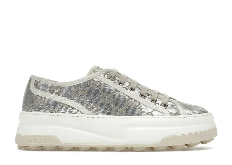 Gucci GG Sneaker Metallic Silver (746766 FAD9W 8146)