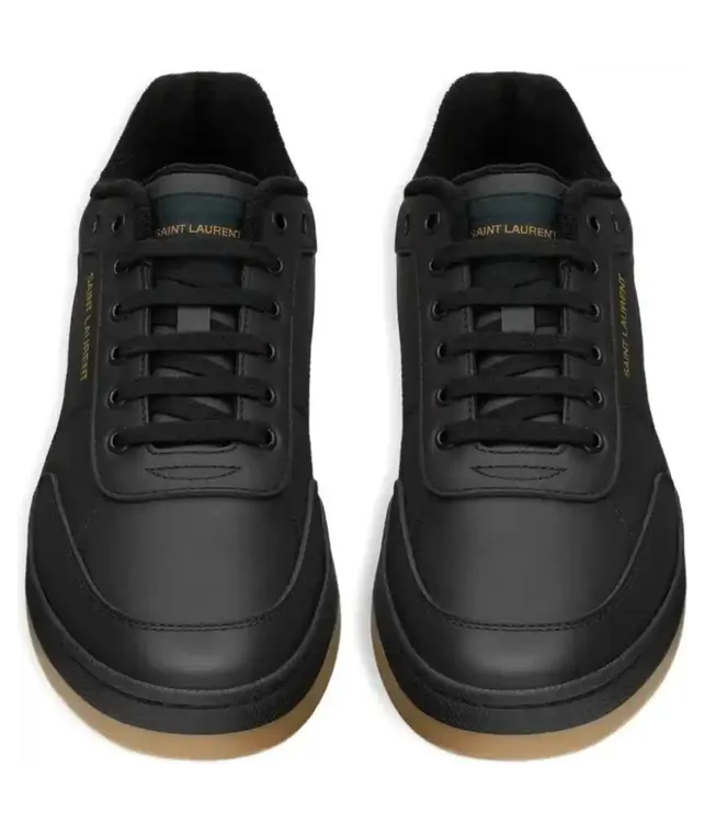 Saint Laurent SL/61 Leather Logo “Black” (819476 00N00 1000) (4)