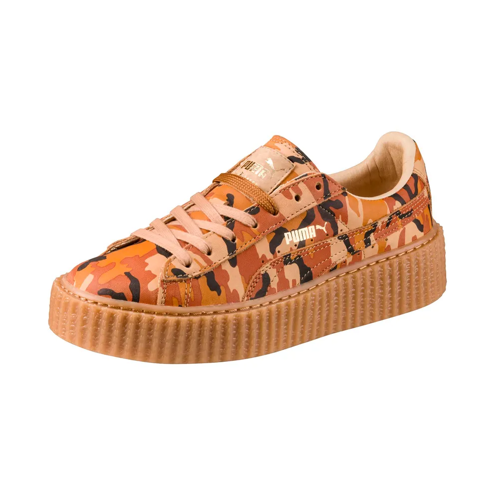 Puma Creepers Rihanna Fenty Camo Orange/Orange/Oatmeal (363277-01)