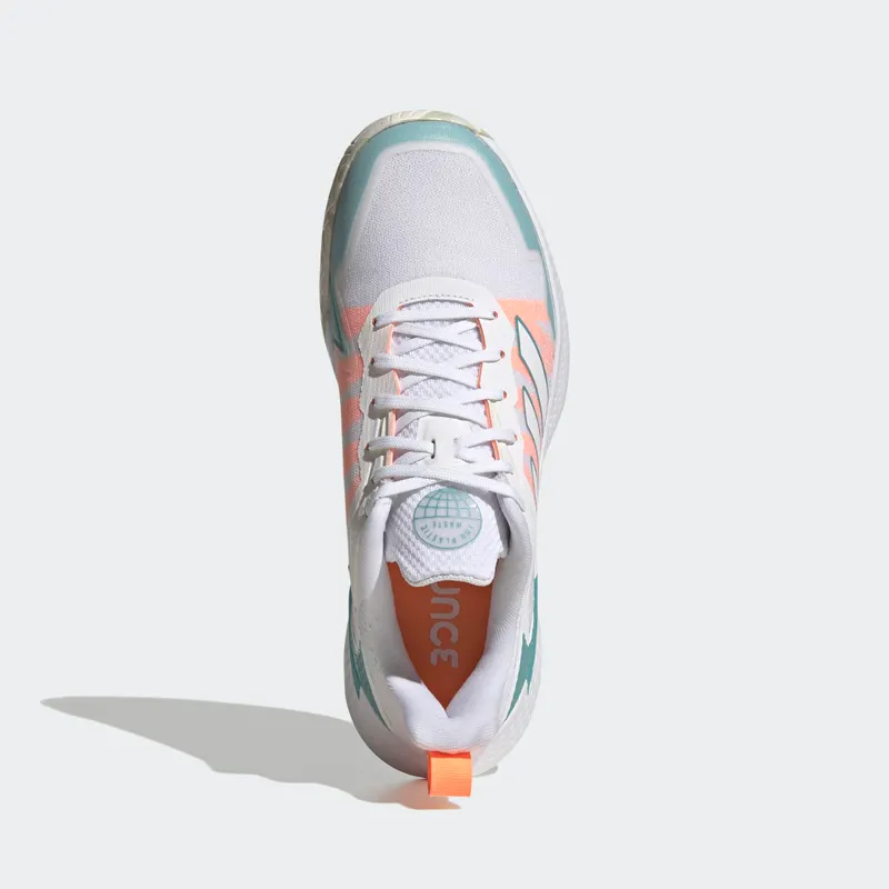 Adidas Defiant Speed Tennis Shoes Cloud White / Cloud White / Mint Ton (GV9528)