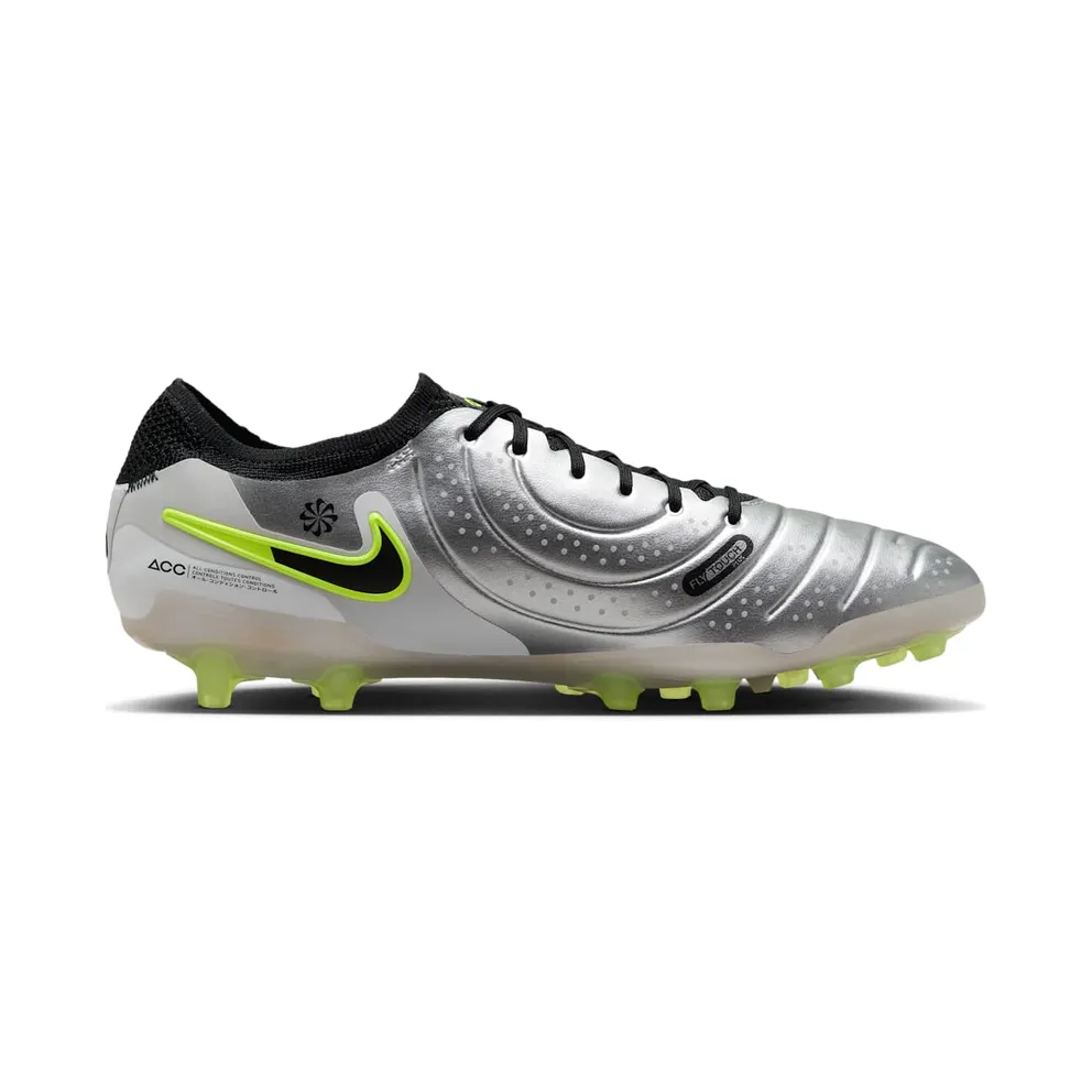 Nike Tiempo Legend 10 Elite AG-Pro Metallic Silver Volt Black (DV4330-001)