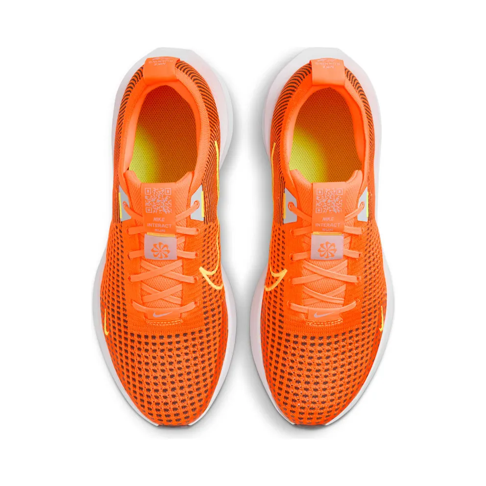Nike Interact Run SE Total Orange Football Grey Black Volt (HJ4294-800)