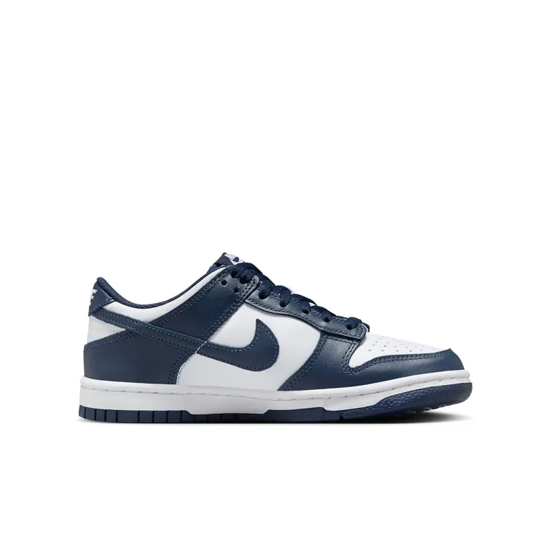 Nike Dunk Low GS “White Midnight Navy” (FB9109-116)