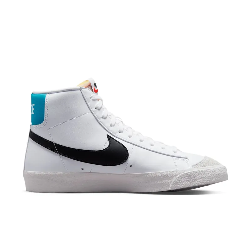 Nike Blazer Mid 77 Vintage White Blue Lightning Black (BQ6806-121)