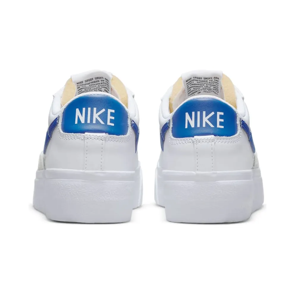 Nike Blazer Low Platform White Summit White Team Orange Game Royal (DJ0292-107)