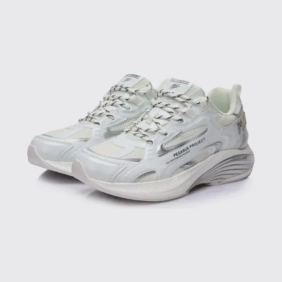 Plein Sport Pegasus Project Mesh And Patent Leather Sneakers White (FAESUSC0848STE003N01)