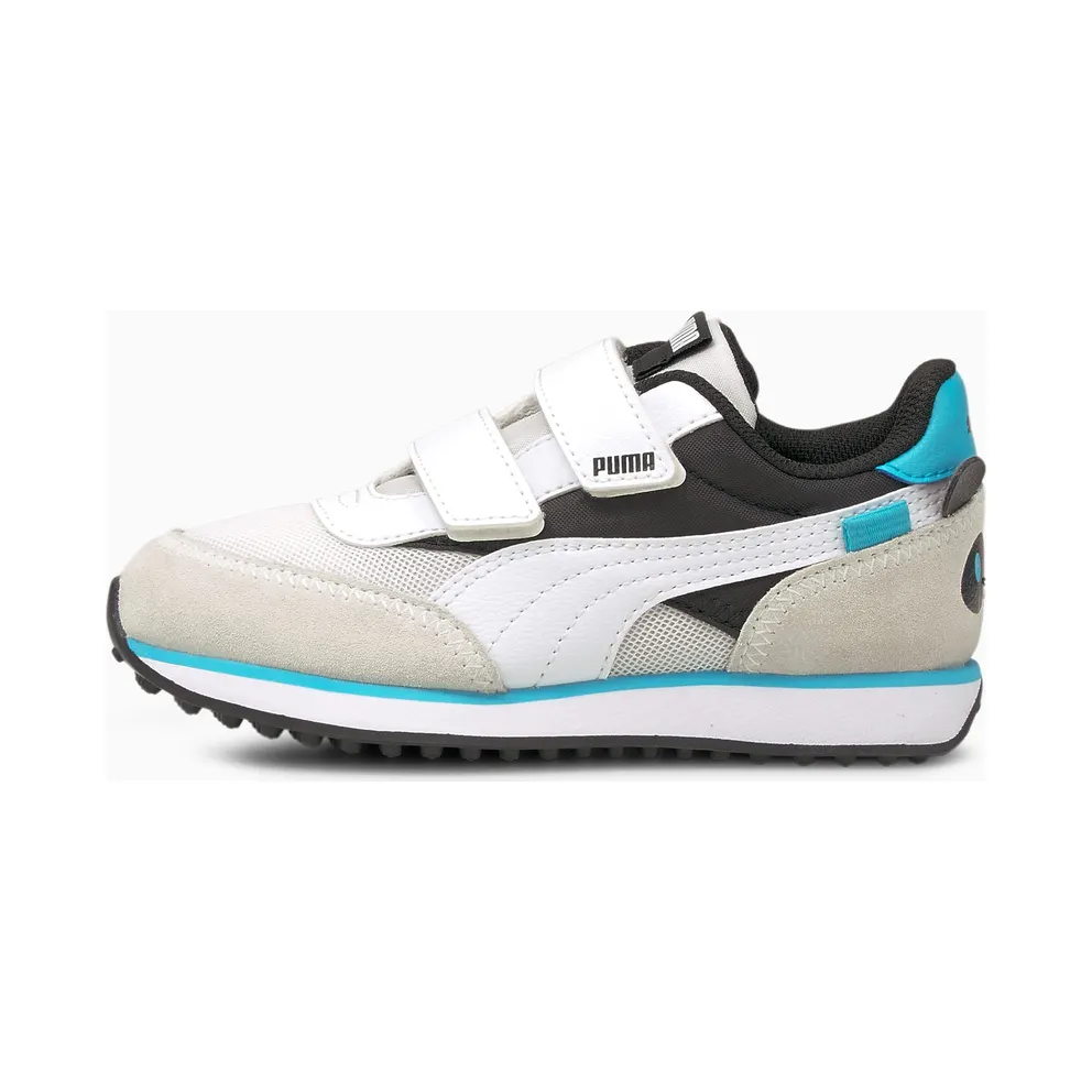 Puma Future Rider Animals V Kids White/Black (368741-02)