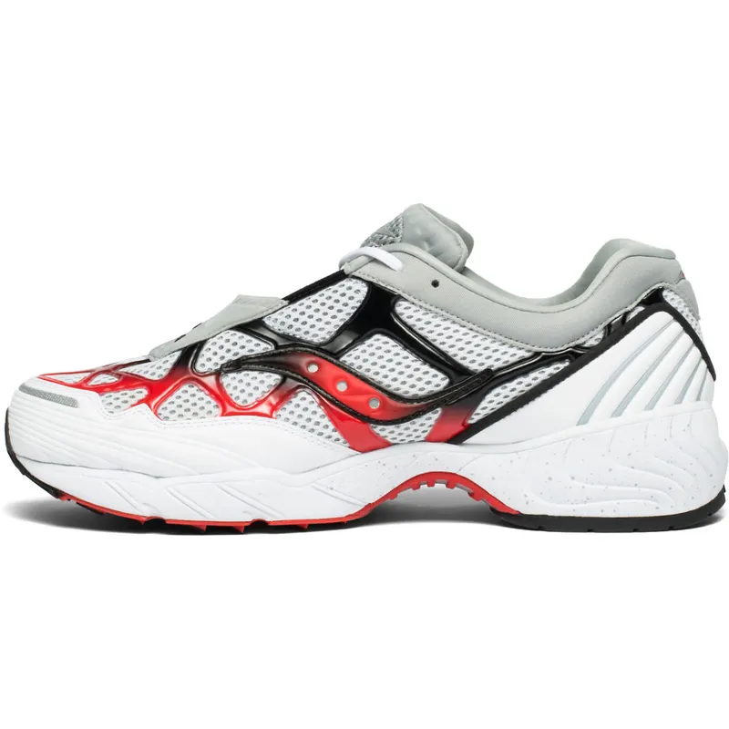 Saucony Grid Web White Grey Red White/Grey-Red (S70466-2)