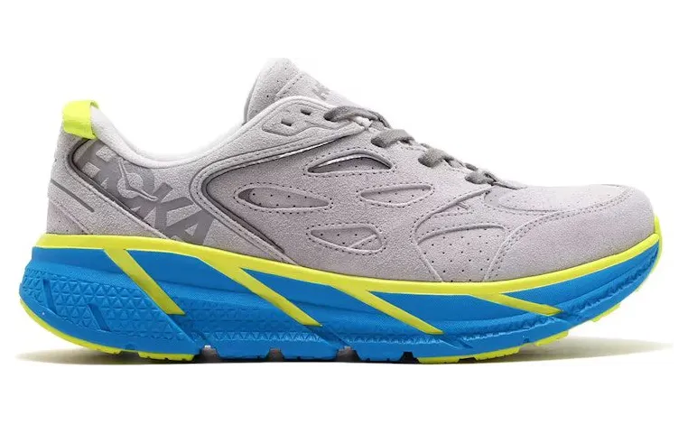Hoka One Clifton L Suede Lunar Rock Diva Blue (1122571-LRDB)