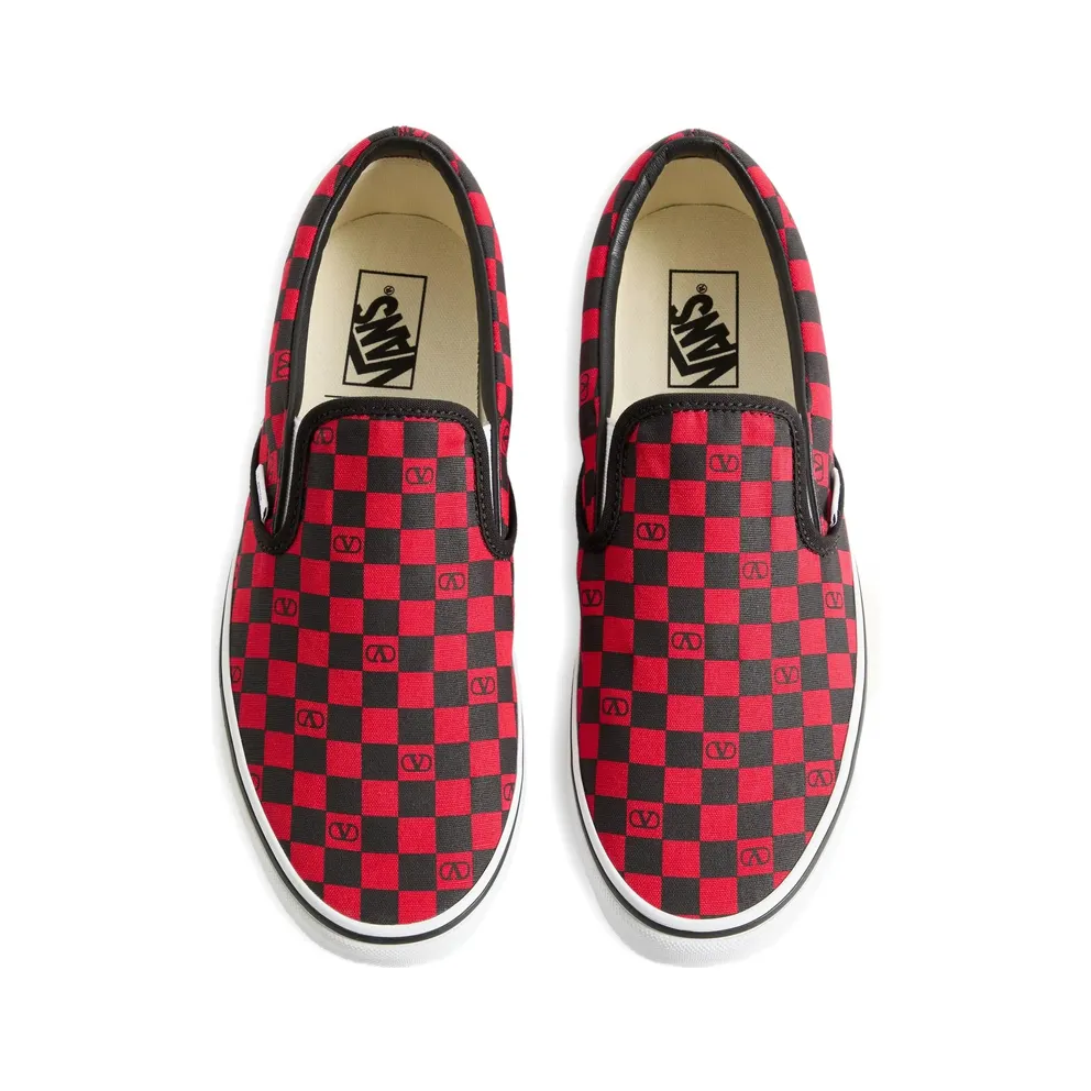 Vans X Valentino X Checked “Red/Black” (8Y2S0M96HPK JV7)
