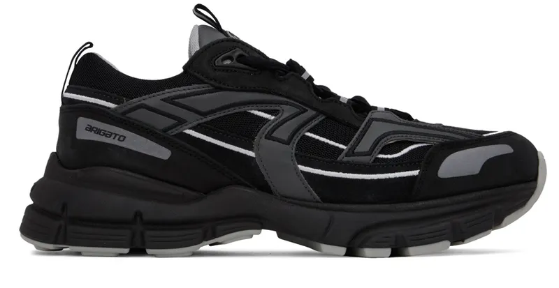 Axel Arigato Black & Gray Marathon R-Trail (F0154034)