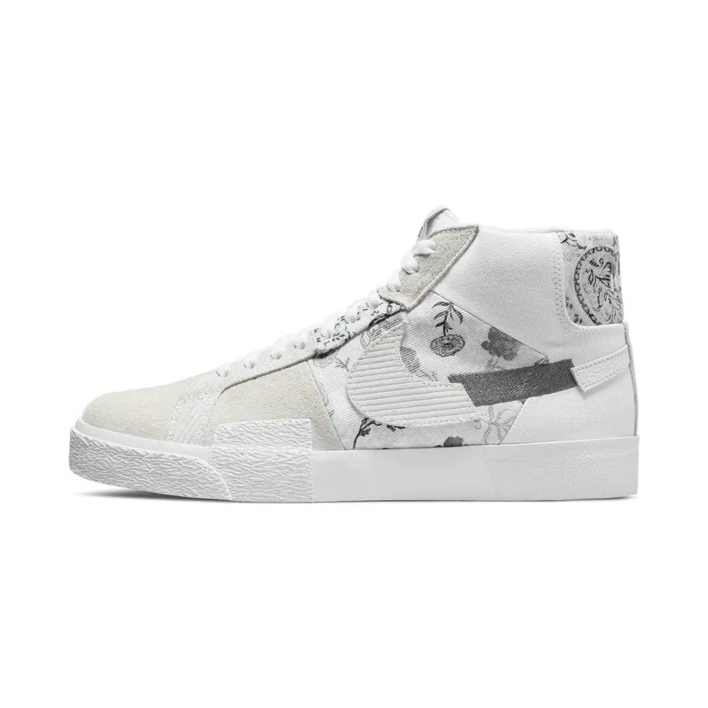Nike SB Zoom Blazer Mid PRM Skate Shoes White (DM0859-100)