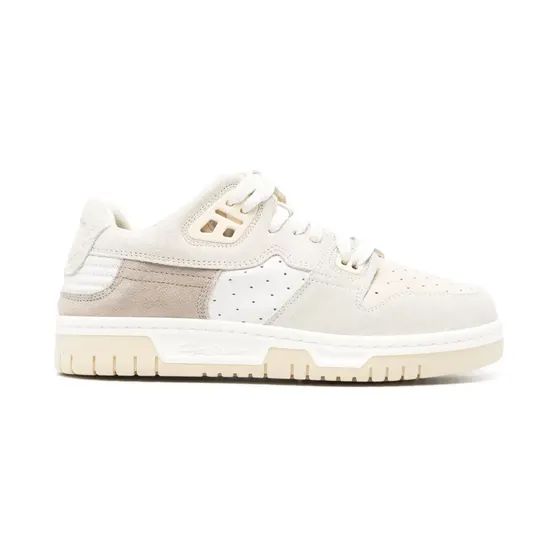 Acne Studios Wildleder-Sneakers mit Knitteroptik “White” (AD0701)