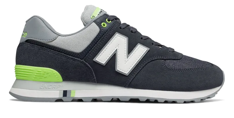 New Balance 574 Summer Shore Bleached NB Navy/Bleached Lime (ML574TFL)