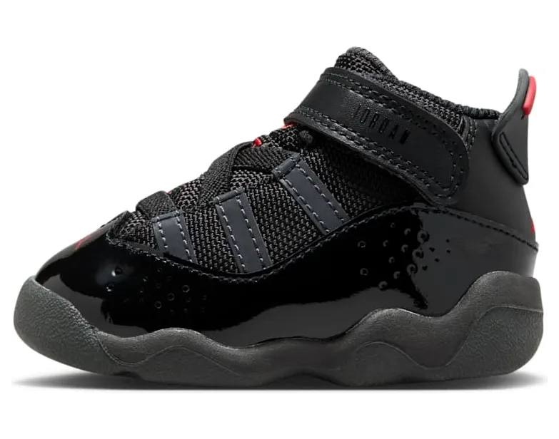 Jordan 6 Rings TD “Black Anthracite Fire Red” (323420-026)