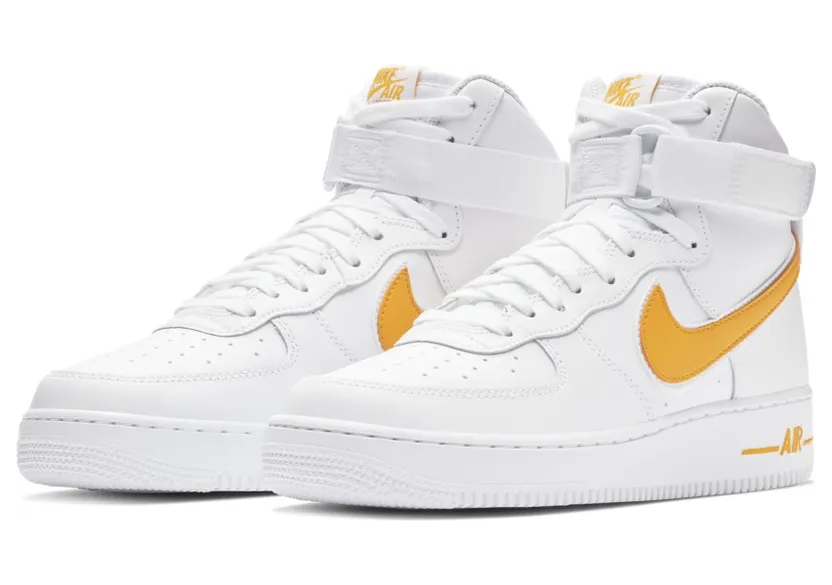 Nike Air Force 1 High White University Gold