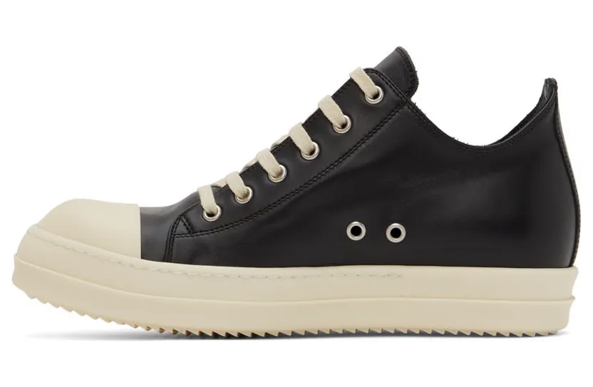 Rick Owens Black Jumbo Lace Sneakers (RP02B6891 LPO) (3)