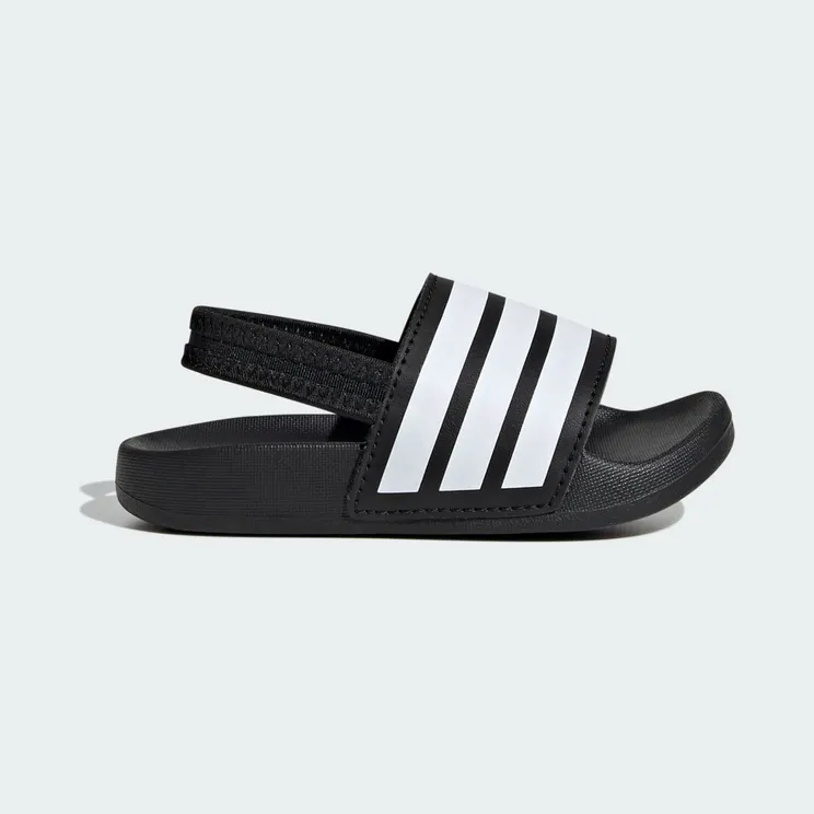 adidas Adilette Estrap Slides Kids “Core Black / Cloud White / Core Black” (JR5323)