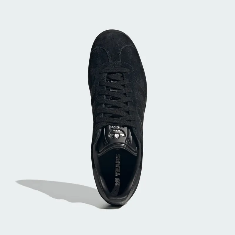 adidas Gazelle All Black Silver Metallic (JI2161)
