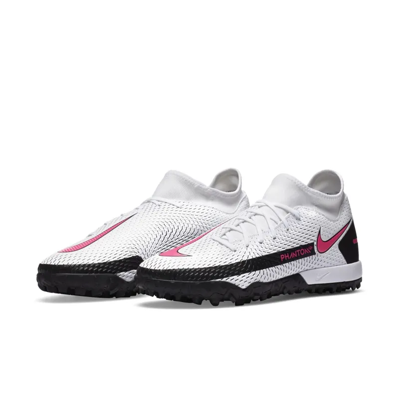 Nike Phantom GT Academy DF TF White Black Pink Blast White/Black-Pink Blast (CW6666-160)