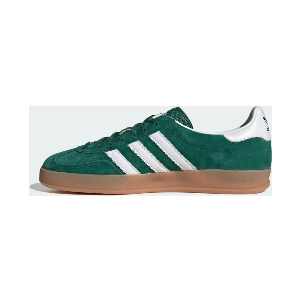 adidas Gazelle Indoor Low Sports Shoes Collegiate Green / Cloud White / Gum (IG1596)
