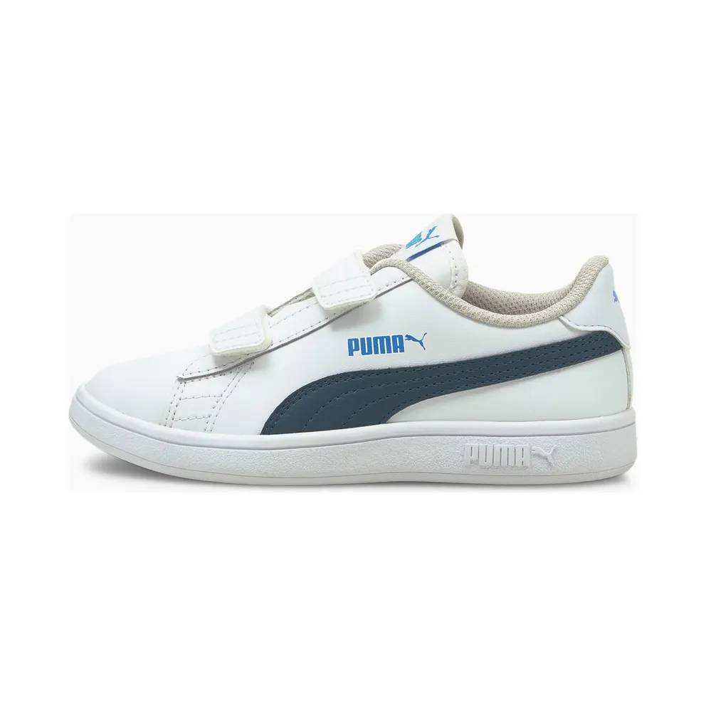 PUMA Smash V2 Kids’ White/Intense Blue (365173-30)