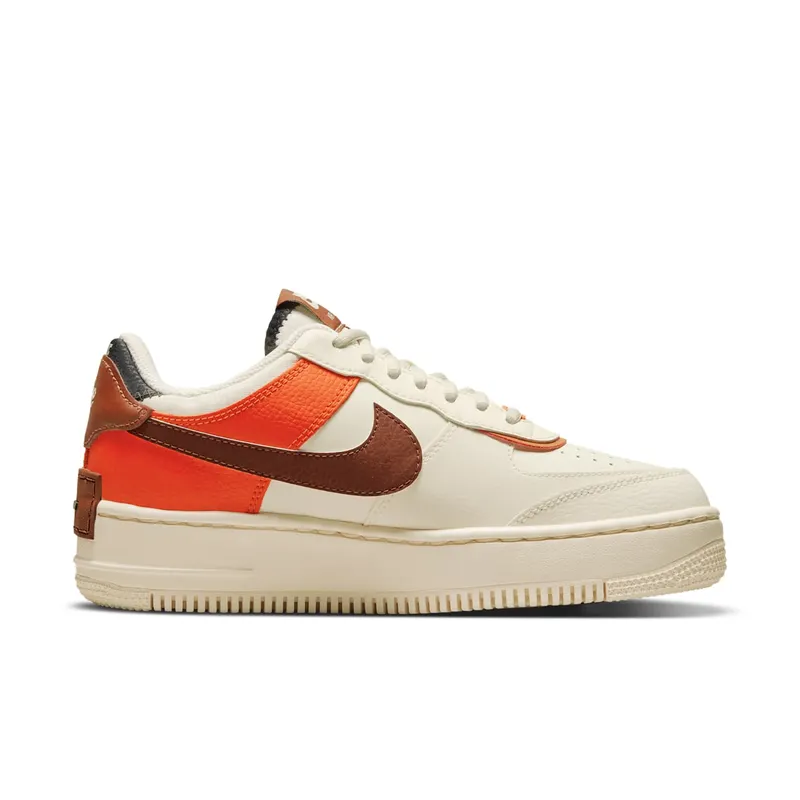 Nike Air Force 1 Low Shadow XLD Pale Ivory Oxen Brown (W) (CI0919-114)