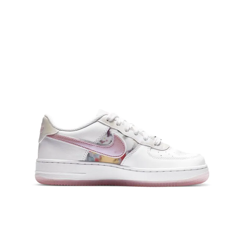 Nike Air Force 1 Low White Light Artic Pink (GS) (CN8535-100)